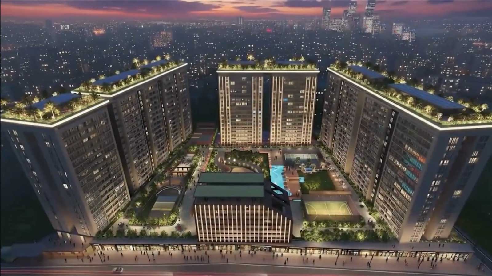 Proposed design of Shantirakshak CHS redevelopment, Pune